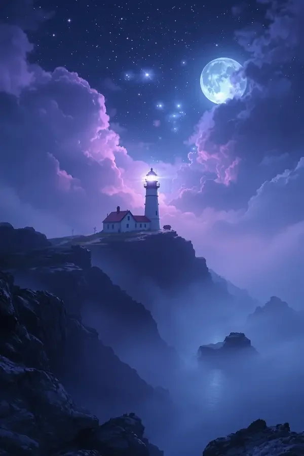 暗夜灯塔 月辉奇境影视海报